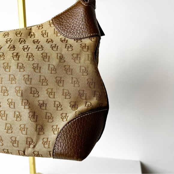 Dooney & Bourke Brown Monogram Signature Hobo - Picture 7 of 14